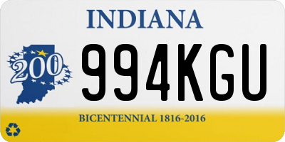 IN license plate 994KGU