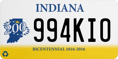 IN license plate 994KIO