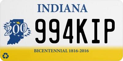 IN license plate 994KIP