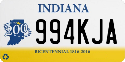 IN license plate 994KJA