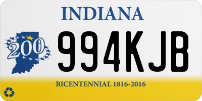 IN license plate 994KJB