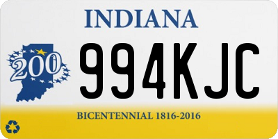 IN license plate 994KJC