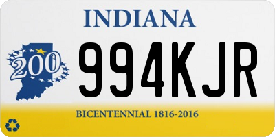 IN license plate 994KJR