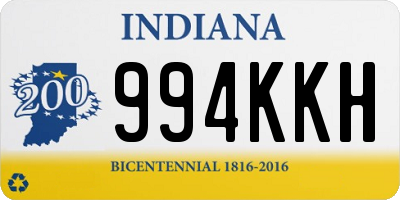 IN license plate 994KKH