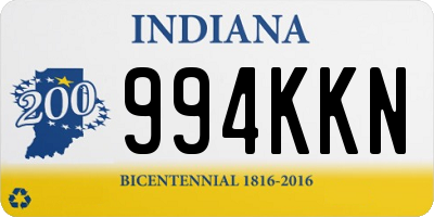 IN license plate 994KKN