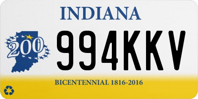 IN license plate 994KKV