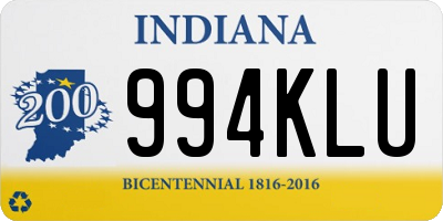 IN license plate 994KLU