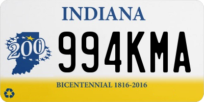 IN license plate 994KMA