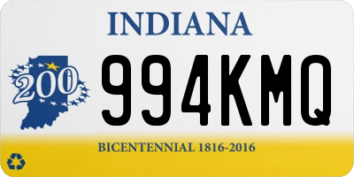 IN license plate 994KMQ