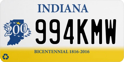 IN license plate 994KMW