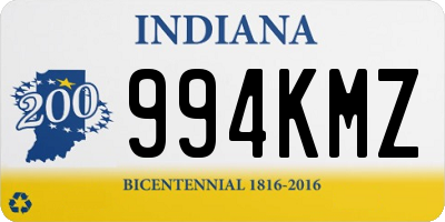 IN license plate 994KMZ