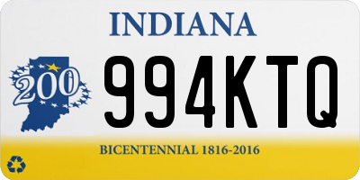 IN license plate 994KTQ