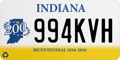 IN license plate 994KVH