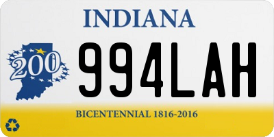 IN license plate 994LAH