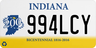 IN license plate 994LCY