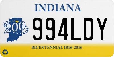 IN license plate 994LDY