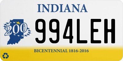 IN license plate 994LEH