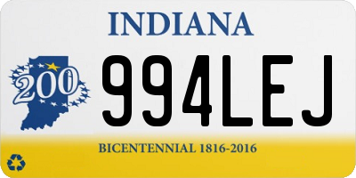 IN license plate 994LEJ