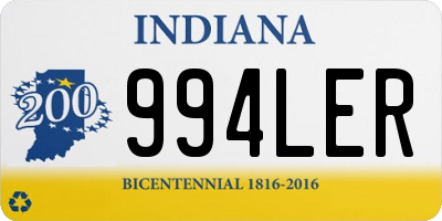 IN license plate 994LER