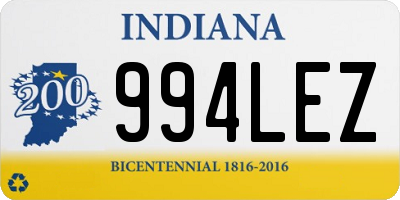 IN license plate 994LEZ