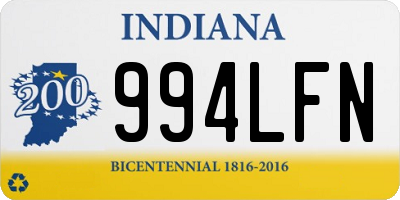 IN license plate 994LFN