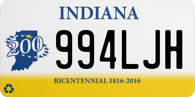 IN license plate 994LJH