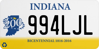 IN license plate 994LJL