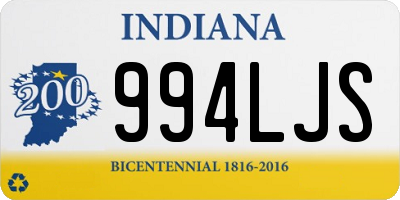 IN license plate 994LJS