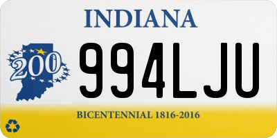 IN license plate 994LJU