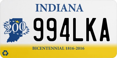 IN license plate 994LKA