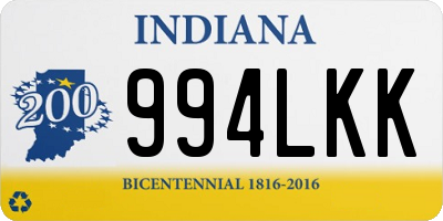 IN license plate 994LKK