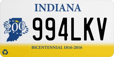 IN license plate 994LKV