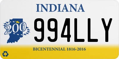 IN license plate 994LLY