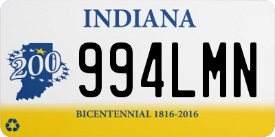 IN license plate 994LMN