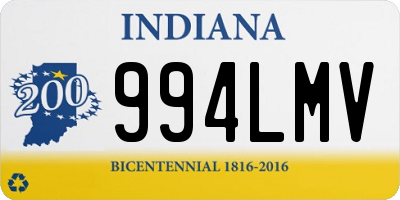 IN license plate 994LMV