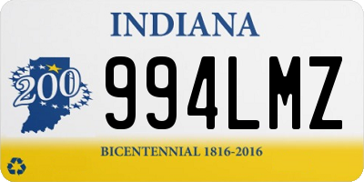 IN license plate 994LMZ