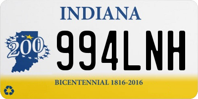 IN license plate 994LNH