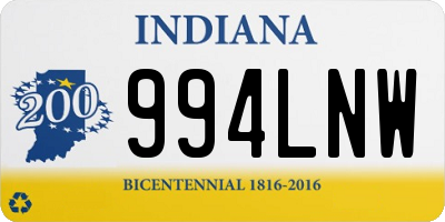 IN license plate 994LNW