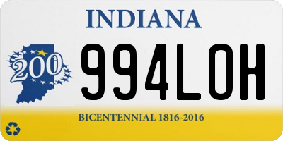 IN license plate 994LOH