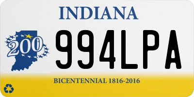 IN license plate 994LPA