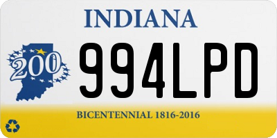 IN license plate 994LPD