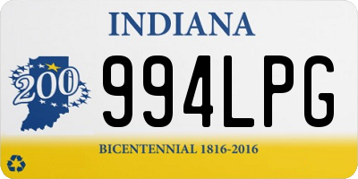 IN license plate 994LPG