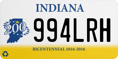 IN license plate 994LRH