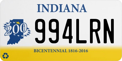 IN license plate 994LRN