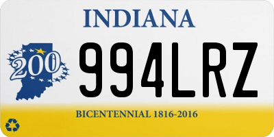 IN license plate 994LRZ