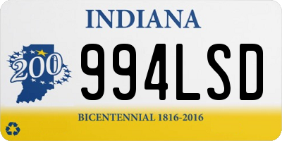 IN license plate 994LSD