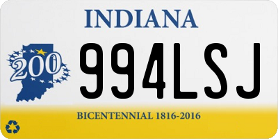 IN license plate 994LSJ