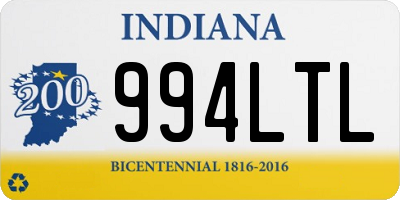 IN license plate 994LTL