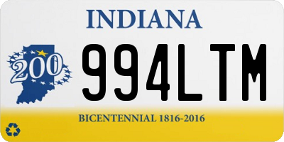 IN license plate 994LTM