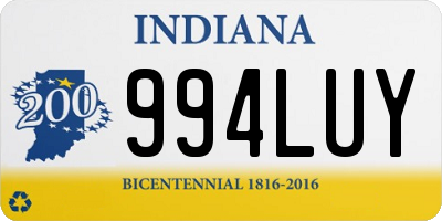 IN license plate 994LUY